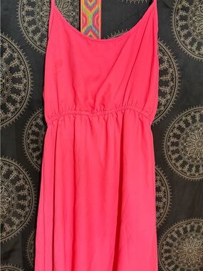 5th & Love Hot Pink Midi Dress